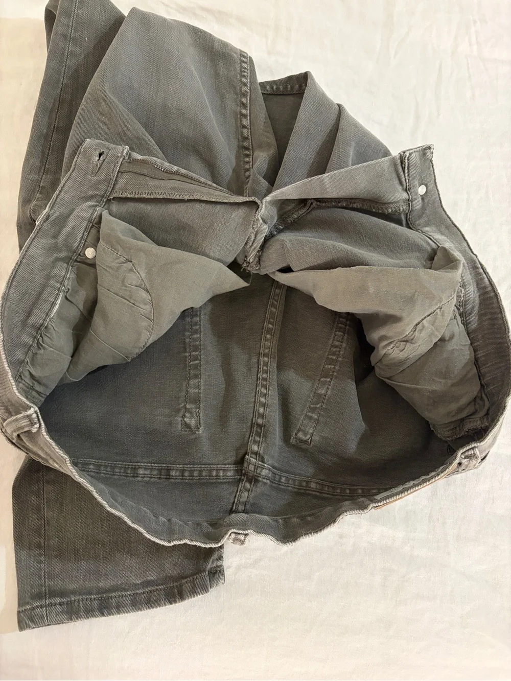 Zara Men's Grey Slim Straight Jeans